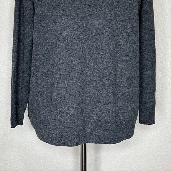 Kuho Wool Blend Gray Long Sleeves Sweater - Picture 8 of 10